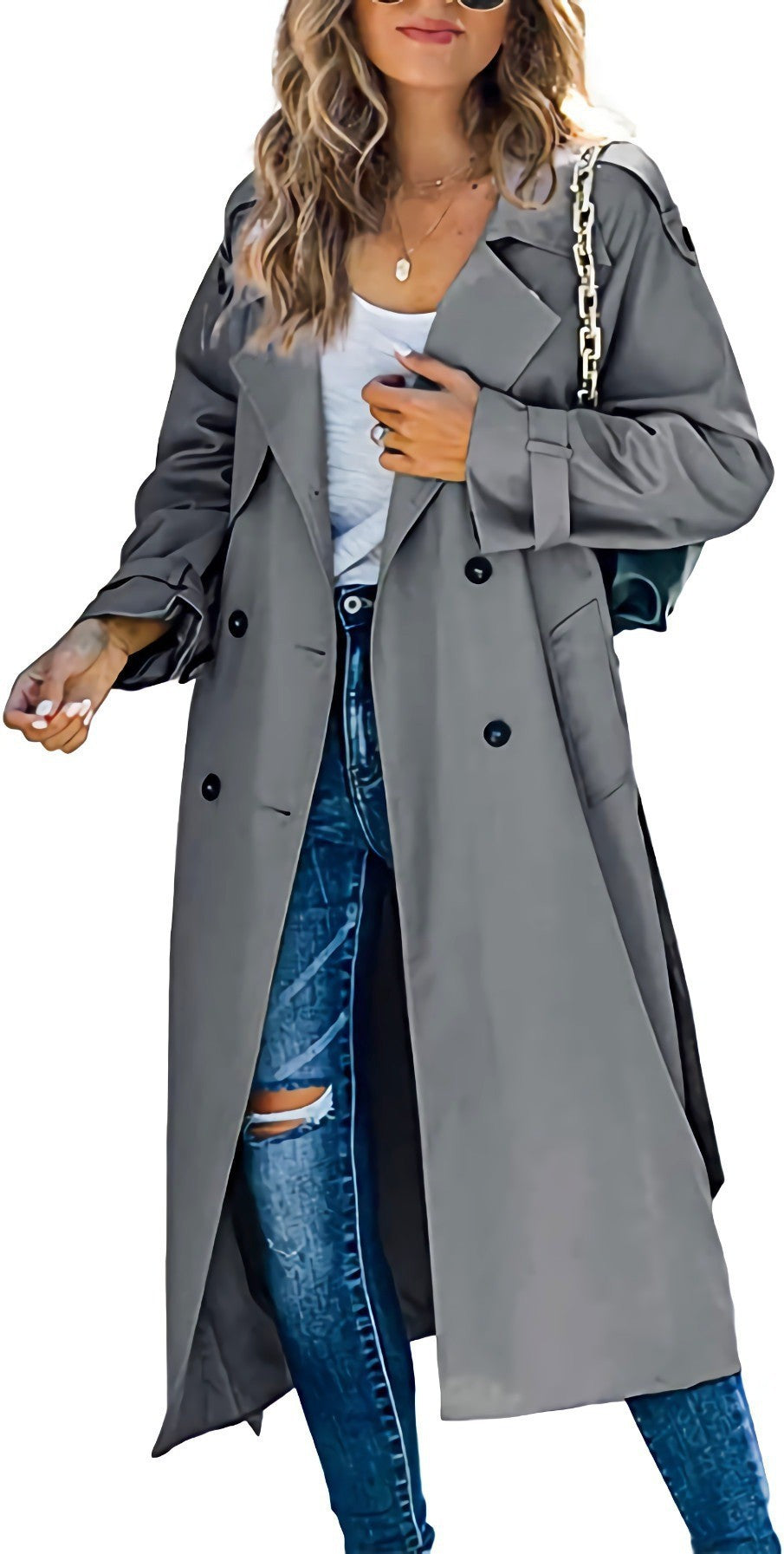 Women's Slouchy Winter Autumn Trench Overcoat Coats