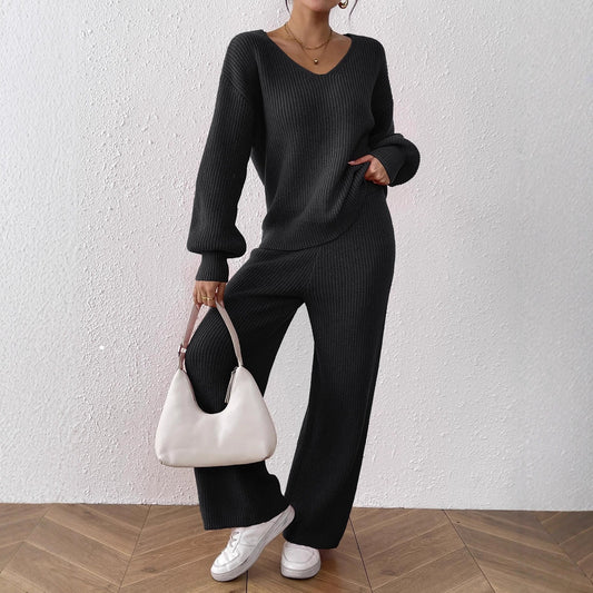 Women's Casual Fashion Wool Loose Solid Color Sweaters