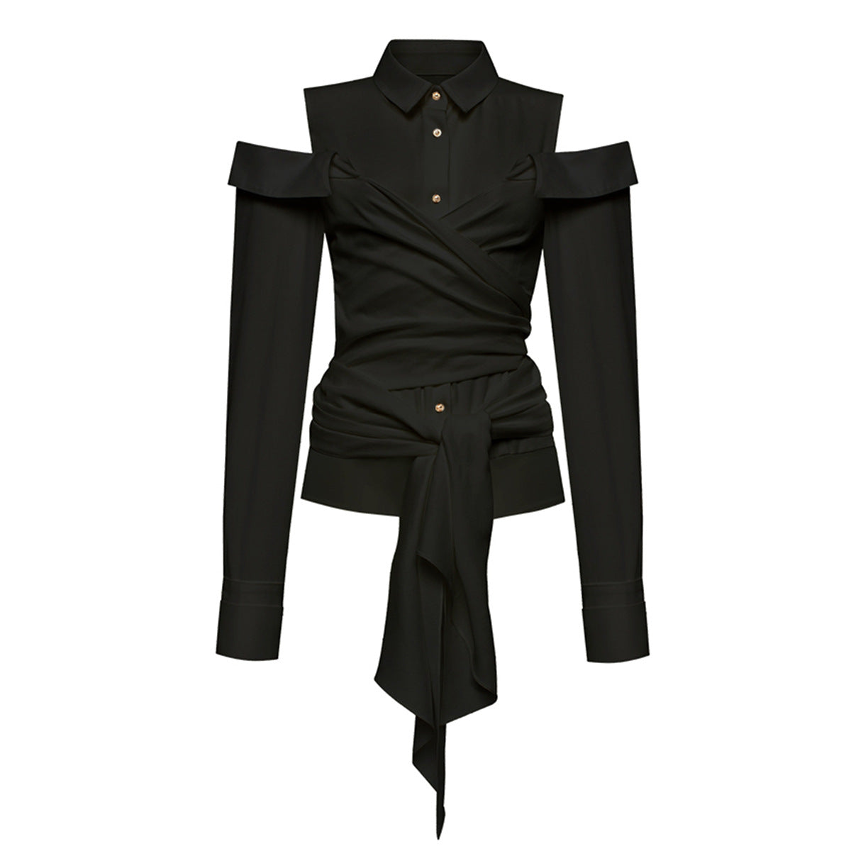 Women's Style Vintage Shirt Elegant Versatile Long Blouses