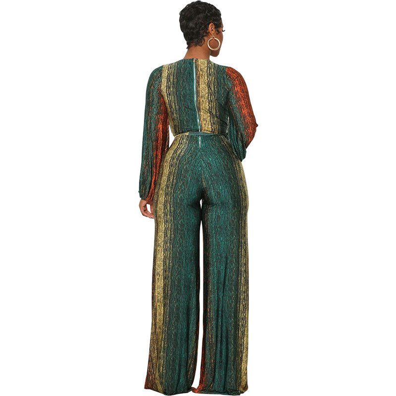 Women's Long Sleeve Loose Straight Fashion Casual Pants