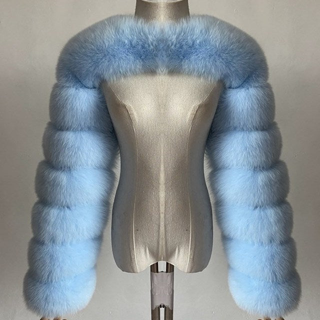 Women's Fur Artificial Imitation Fox Ultra Faux Coats