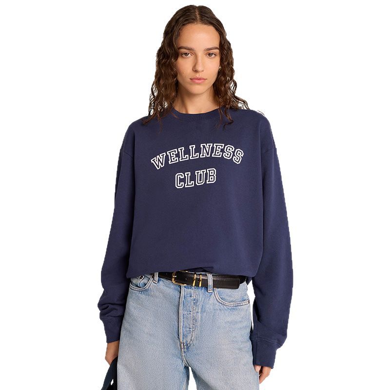 Women's American Niche Classic Letter Printed Fleece Sweaters