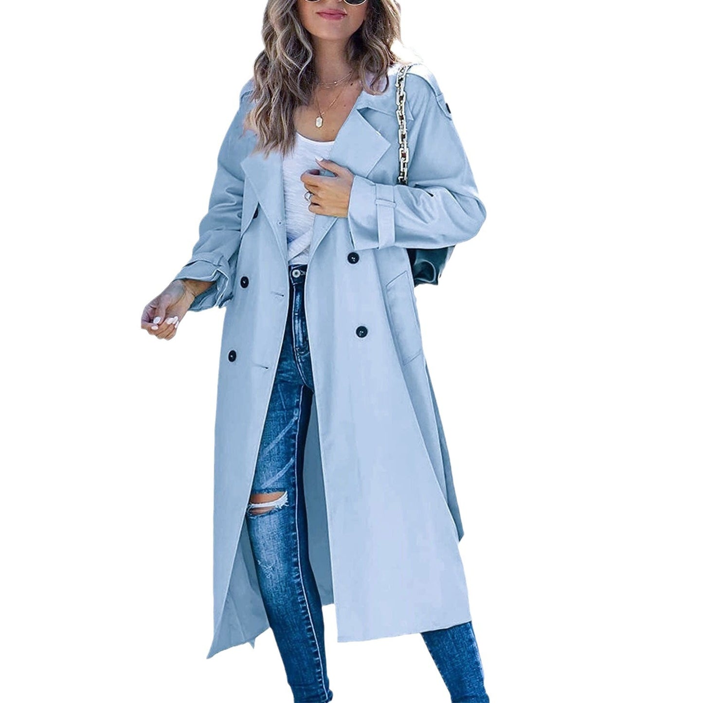 Women's Slouchy Winter Autumn Trench Overcoat Coats