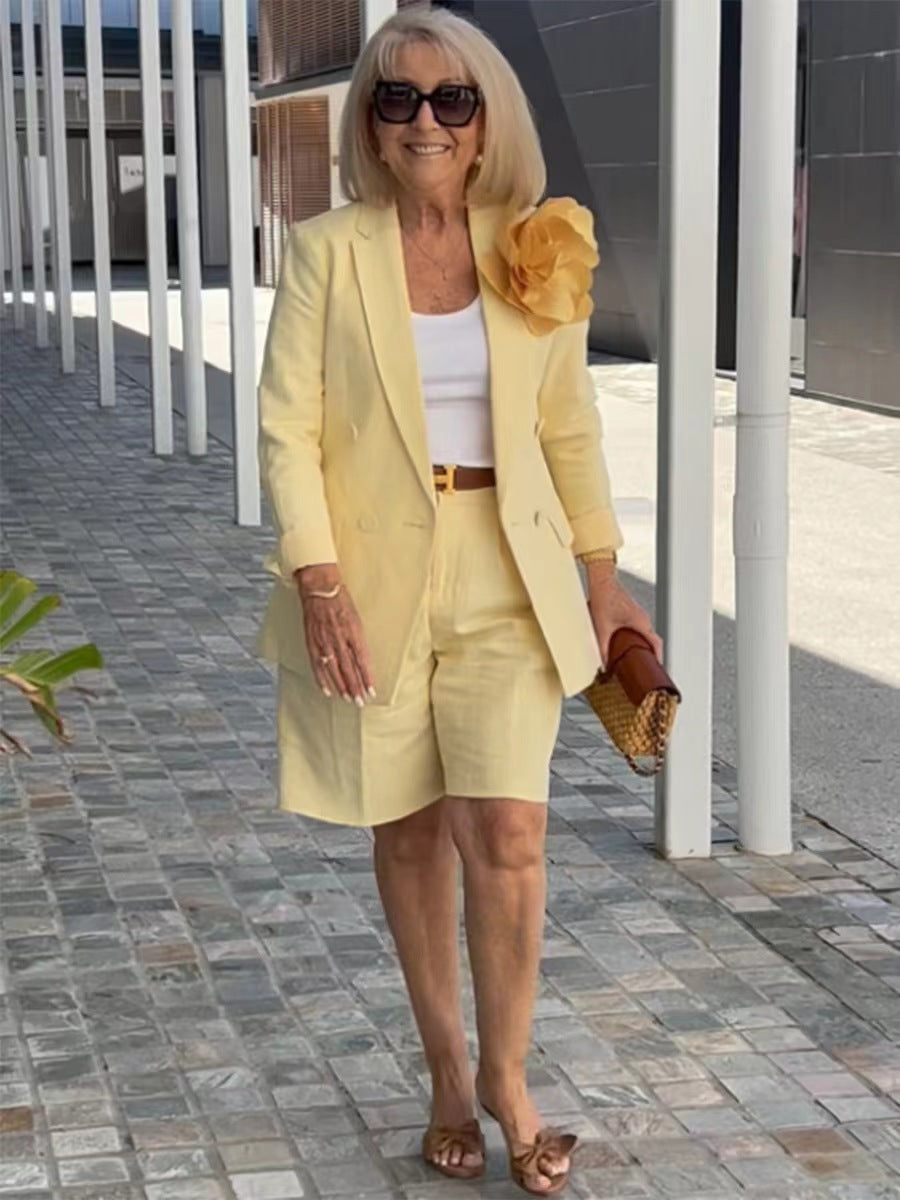 Women's Elegant Fashion Casual Polo Collar Blazers