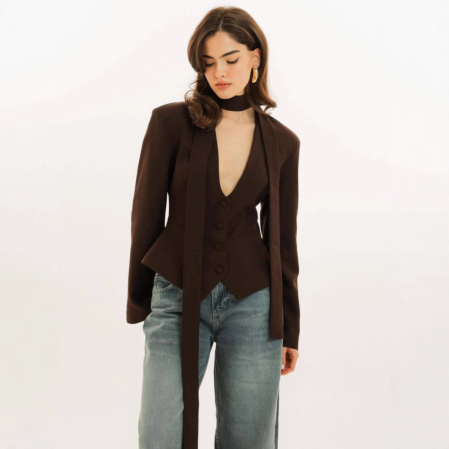 Women's Spring High-grade Versatile Long Sleeve Blazers