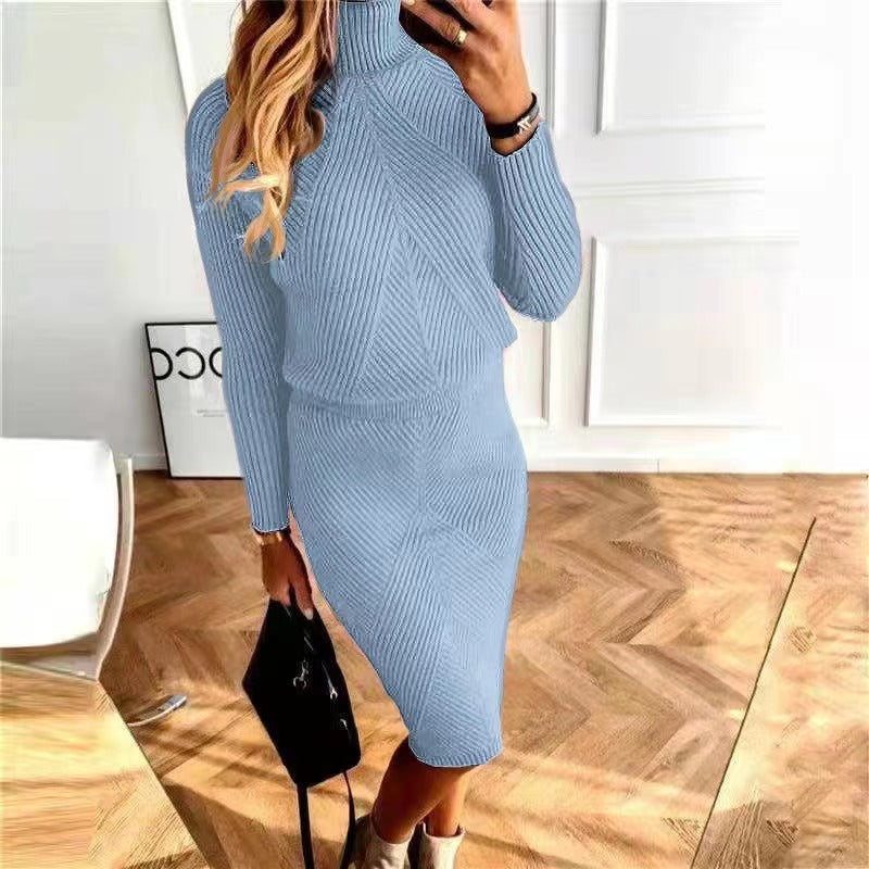 Women's Turtleneck Knitting Solid Color Pullover For Sweaters