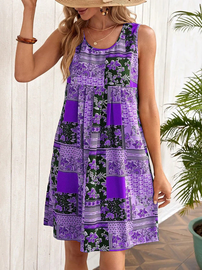 Classic Classy Women's Fashionable Printed For Dress