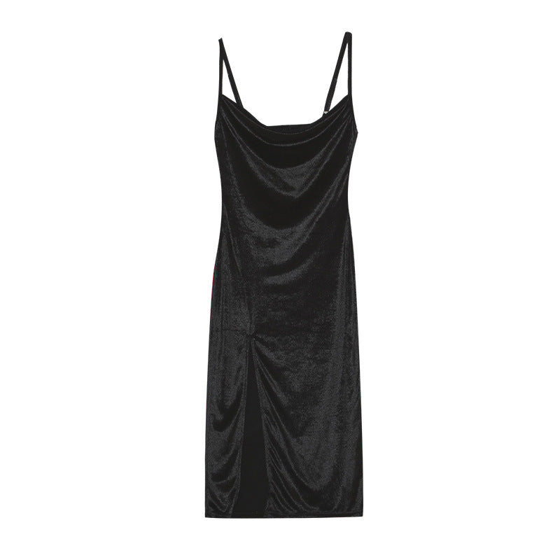 Women's Fashion Sexy Slim Fit Slit Sling Dresses