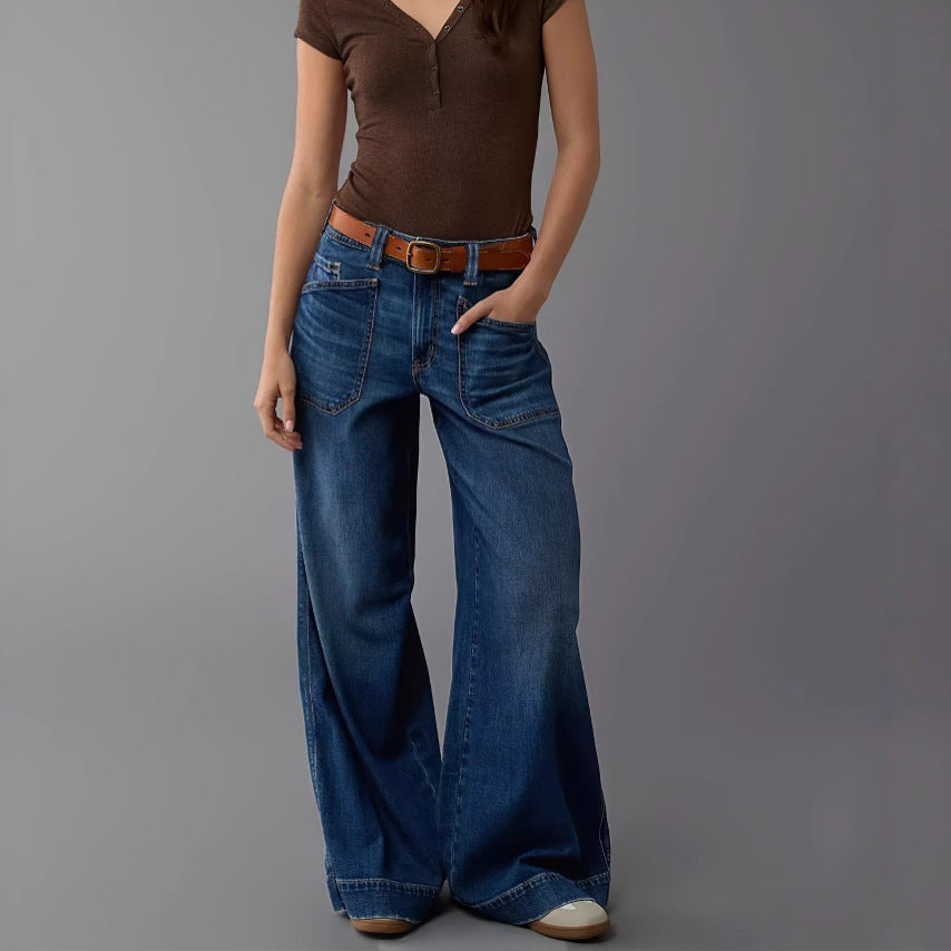 Women's Loose Stretch Casual Washed Fashion Jeans