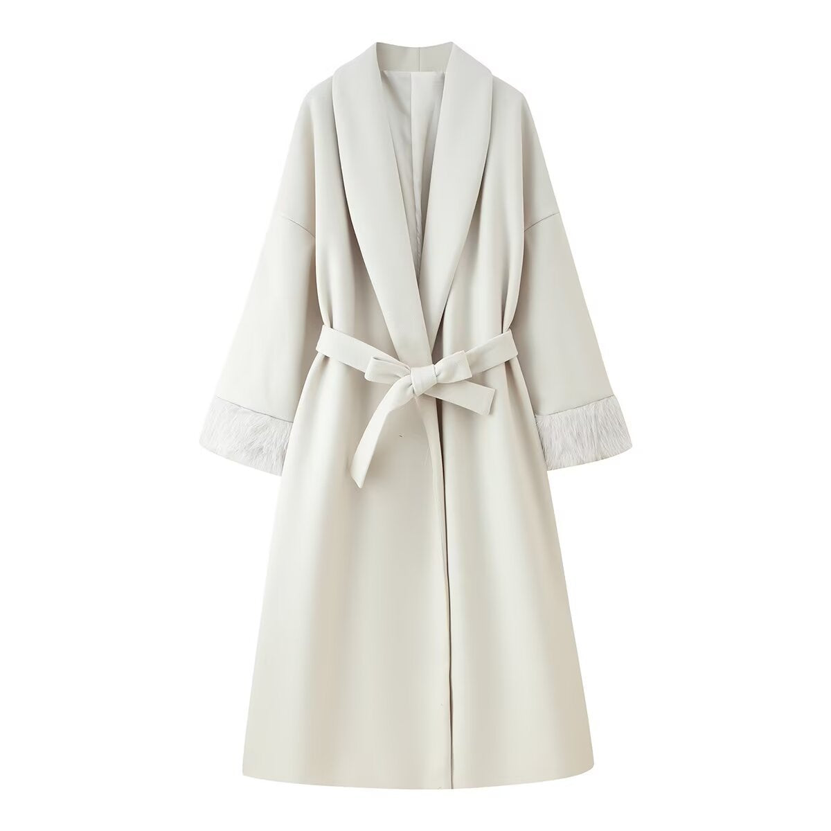 Women's Durable Trendy Beautiful Cuff Woolen Coats