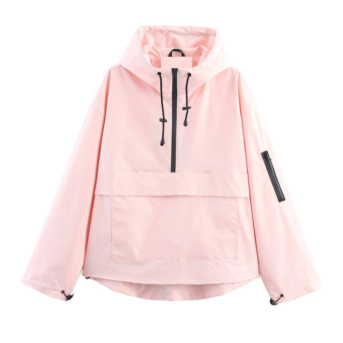 Women's Versatile Casual Hooded Big Pocket Coats