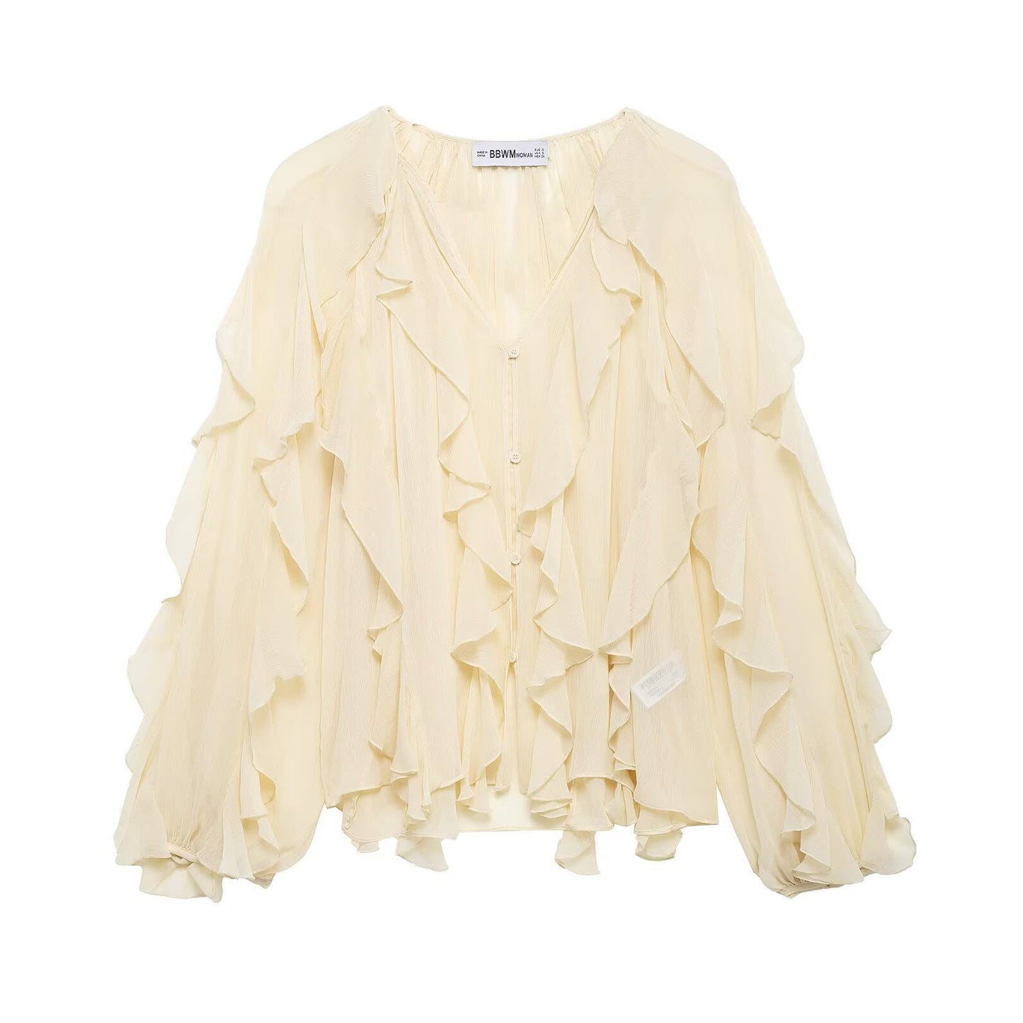 Women's Spring Street Fashion Personality Laminated Decoration Clothing