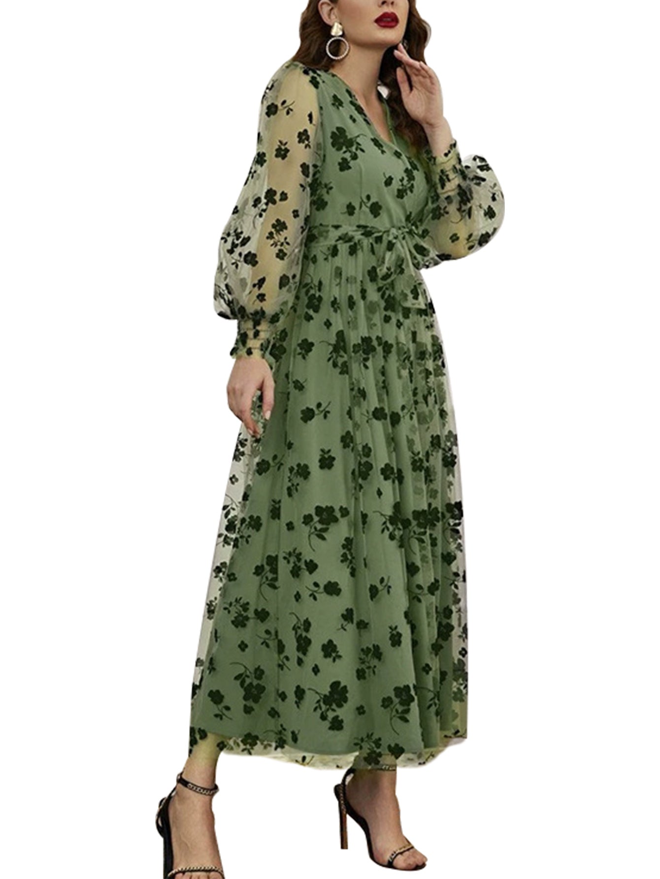 Women's Dress Long Sleeve Autumn Embroidered Retro Dresses