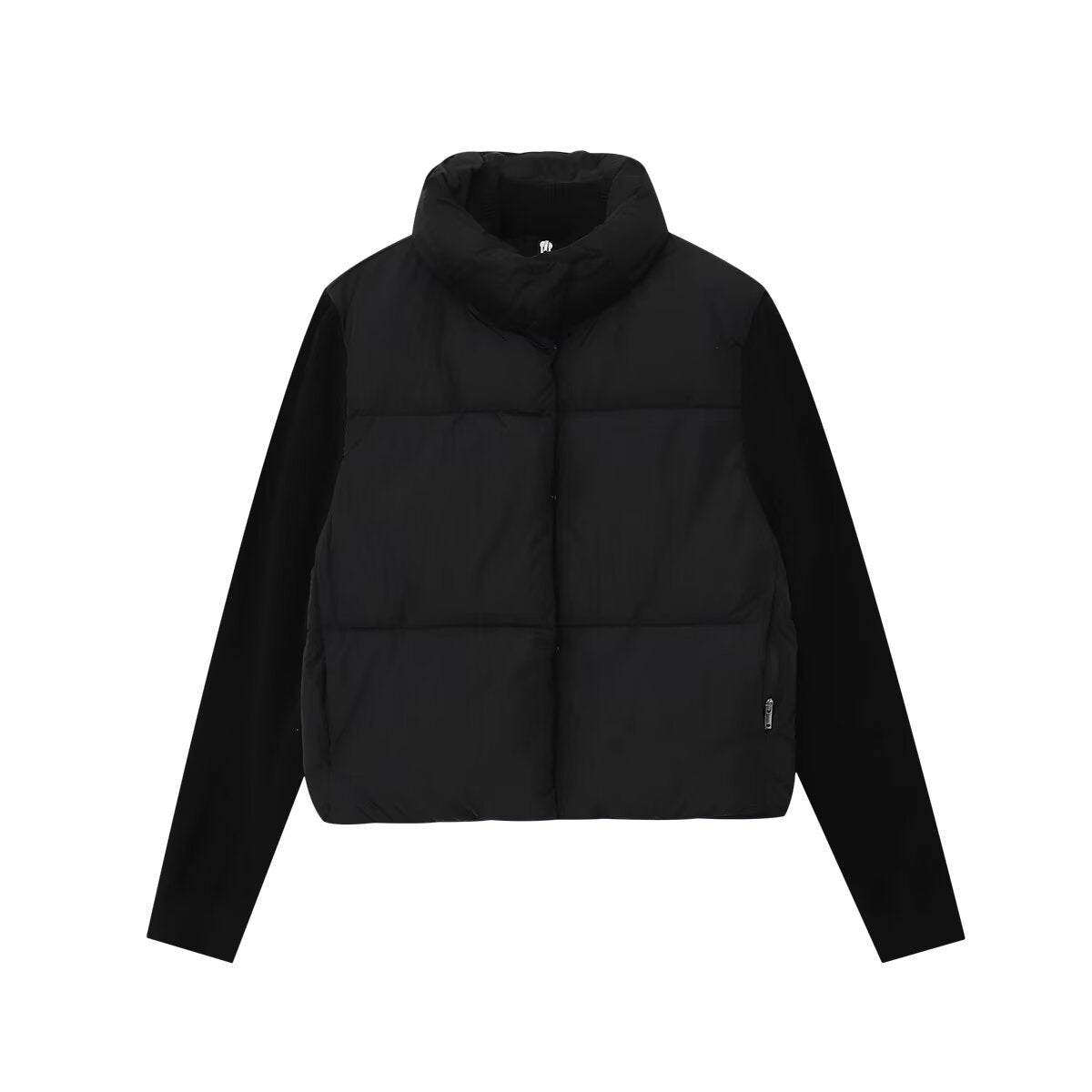 Women's Autumn Stand Collar Long Sleeve Stitching Jackets