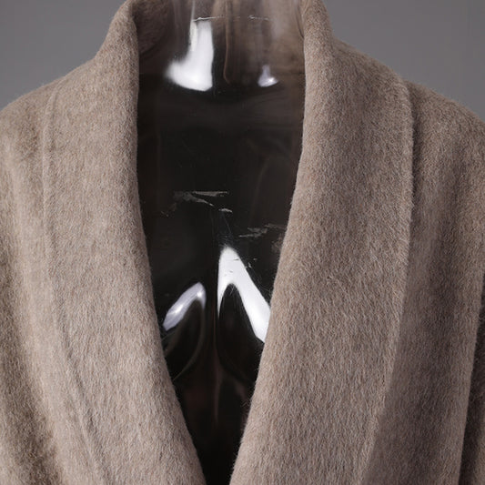 Women's Fox Fur Double-sided Wool Overcoat Winter Coats
