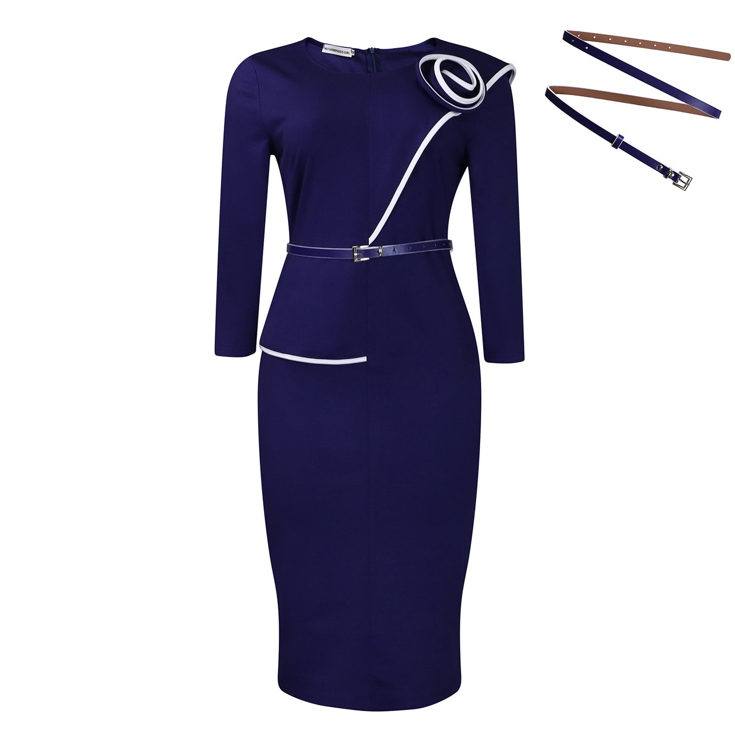 Women's Spring Fashionable Elegant Ol Pencil Sheath Dress