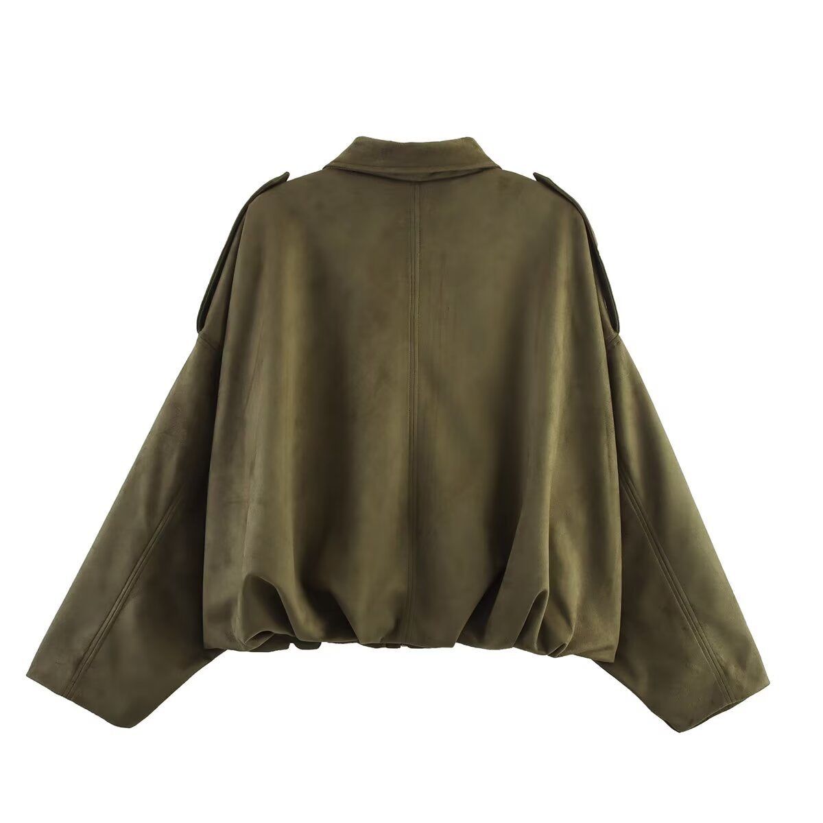 Women's Creative New Suede With Pockets Jackets