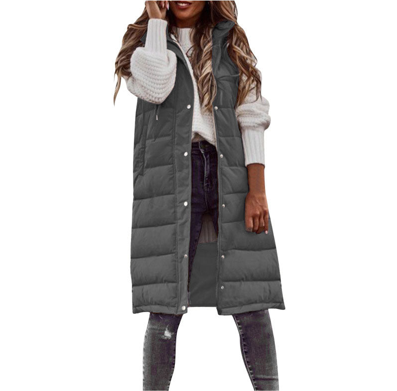 Women's Casual Elegant Light Quilted Cotton Mid-length Coats