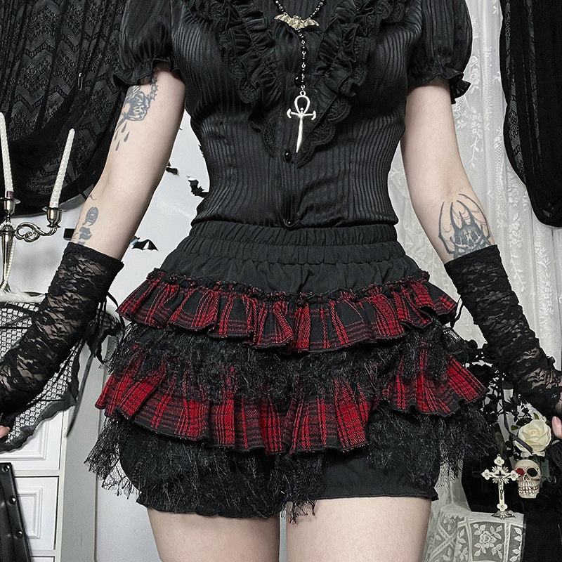 Spider Web Pumpkin Asian Culture Summer Skirts