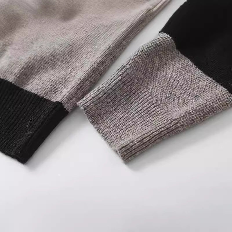 Women's Spring Loose Collar Colored Pullover For Knitwear