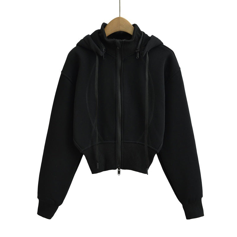 Women's Detachable Hooded Fleece American Hot Loose Sweaters