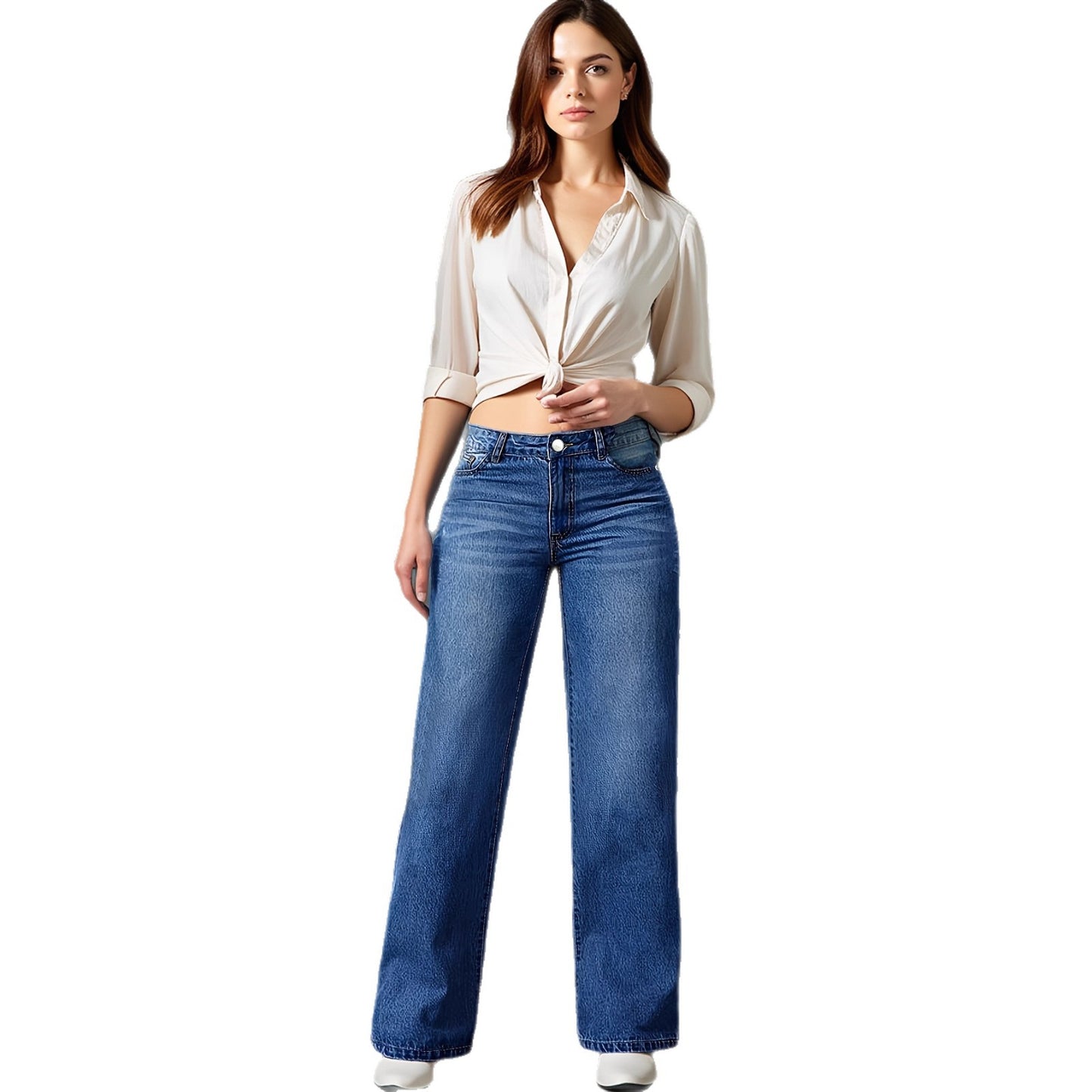 Women's Beautiful Stylish Retro Stretchy Casual Jeans