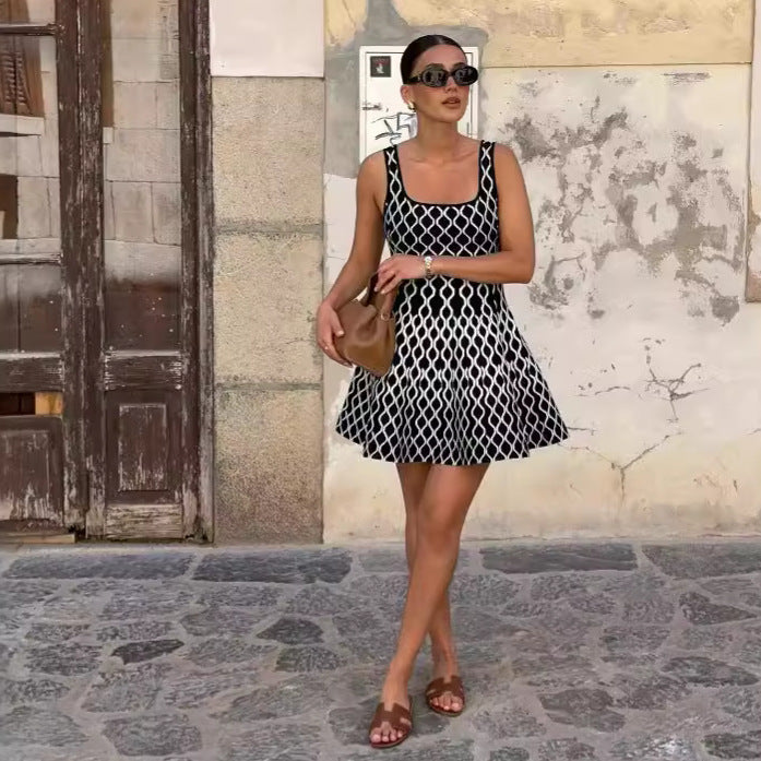 Women's A- Line Inner Wear Fitted Waist Base Dresses