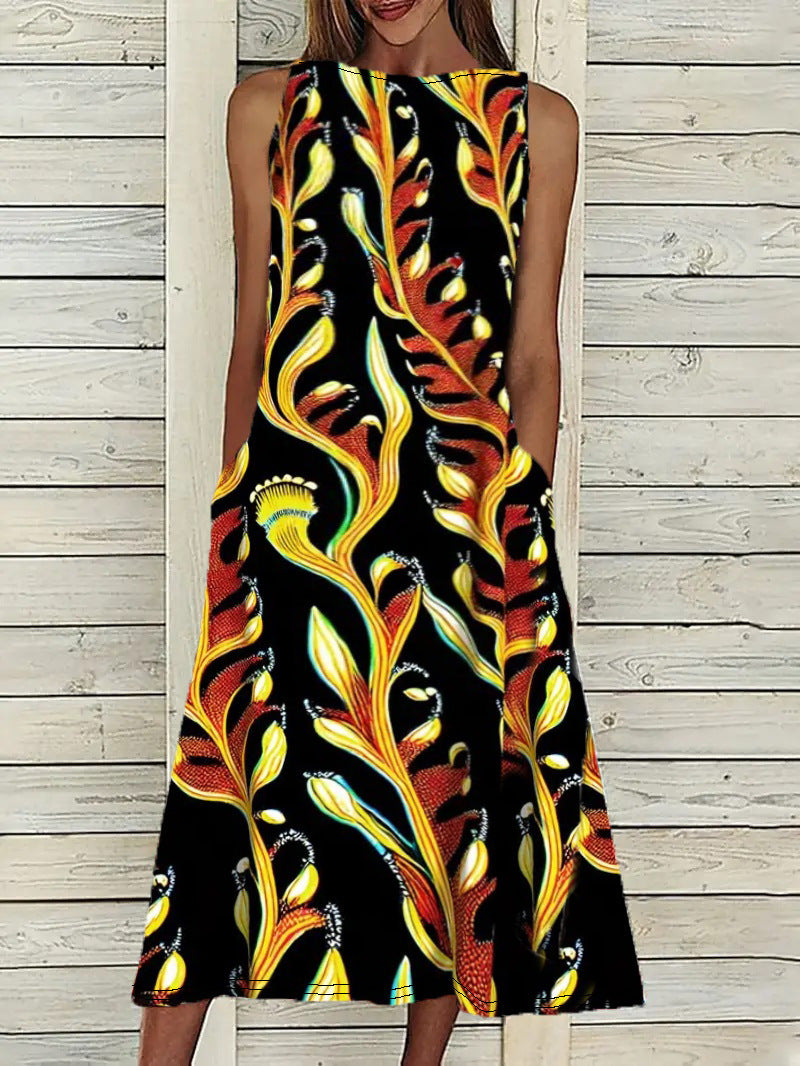 Women's Beautiful Innovative Printed Elegant Dress Dresses