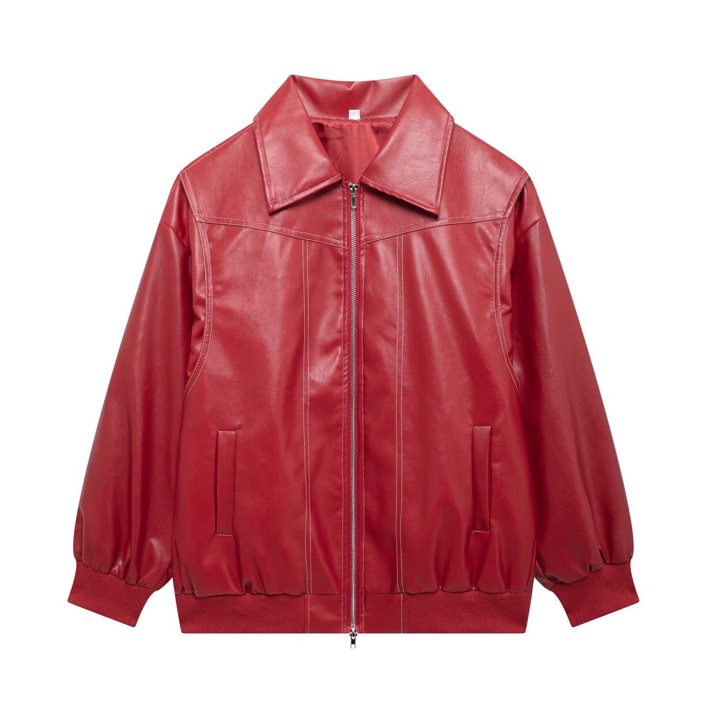 Women's Autumn American Retro Lapel Leather Jackets
