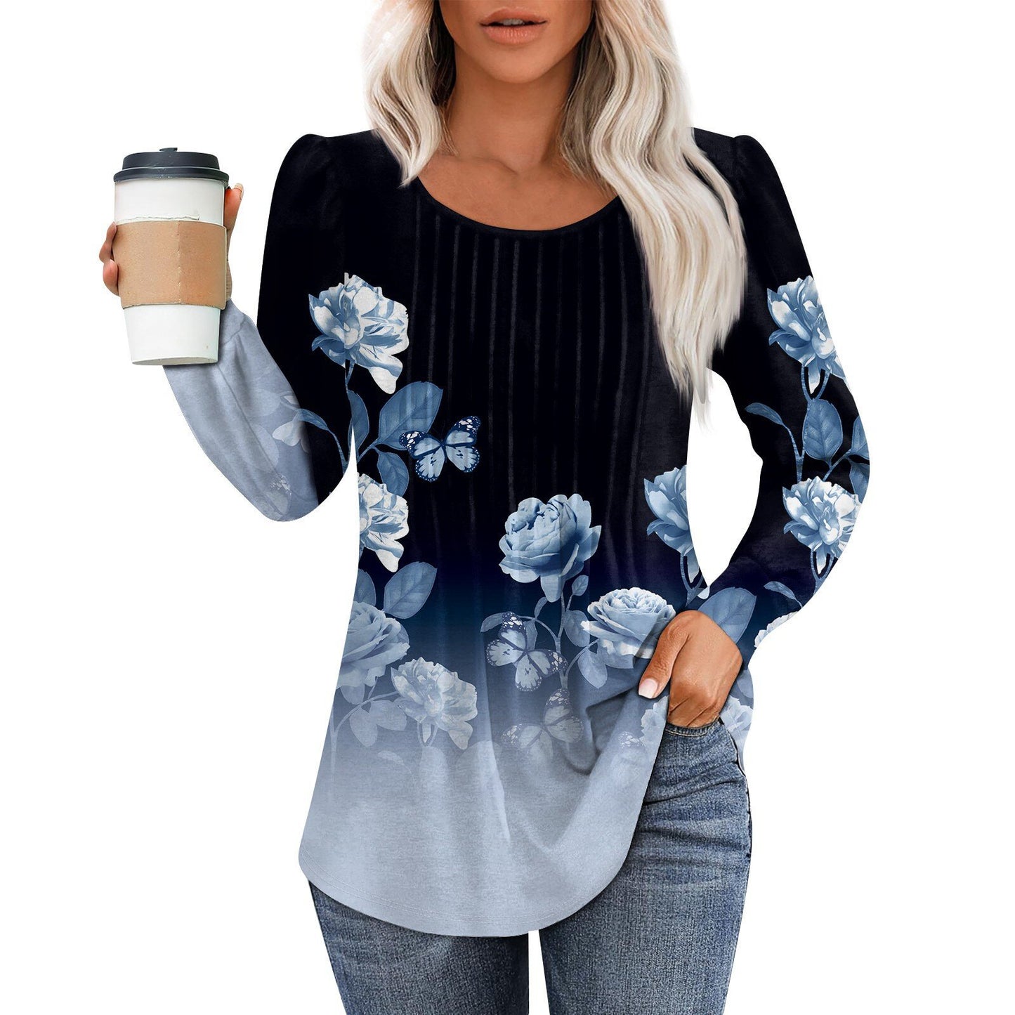 Women's Autumn Long Sleeve Shirt Fashion Casual Blouses