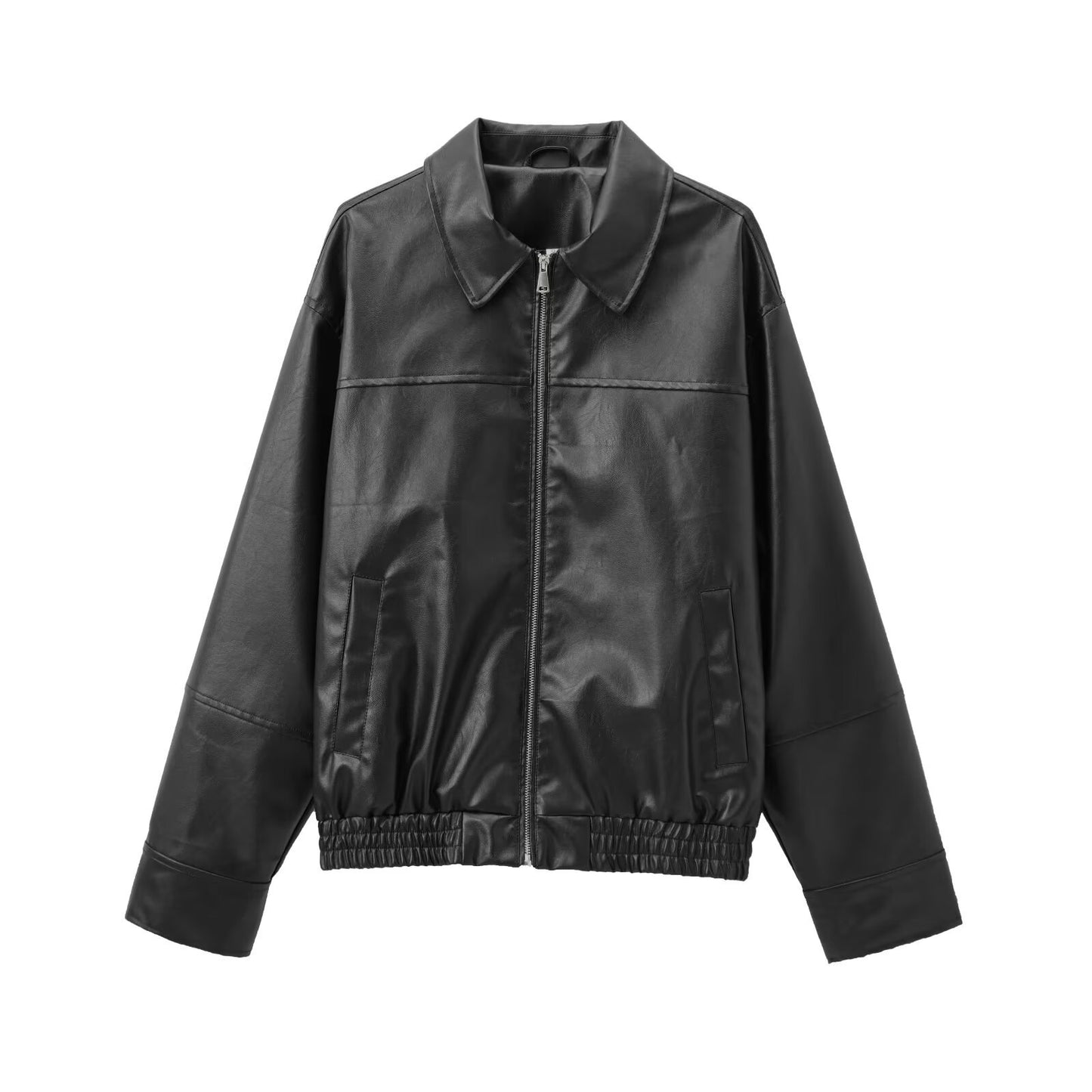 Women's Pretty Durable Faux Leather Bomber Coats