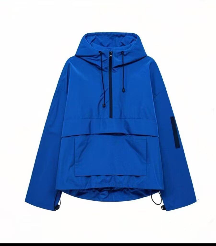 Women's Charming Fabric Hooded Multicolor Outdoor Jackets