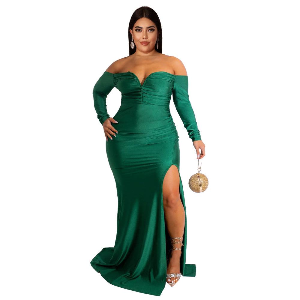 Women's Large Sexy Dress Nightclub Formal Pure Dresses