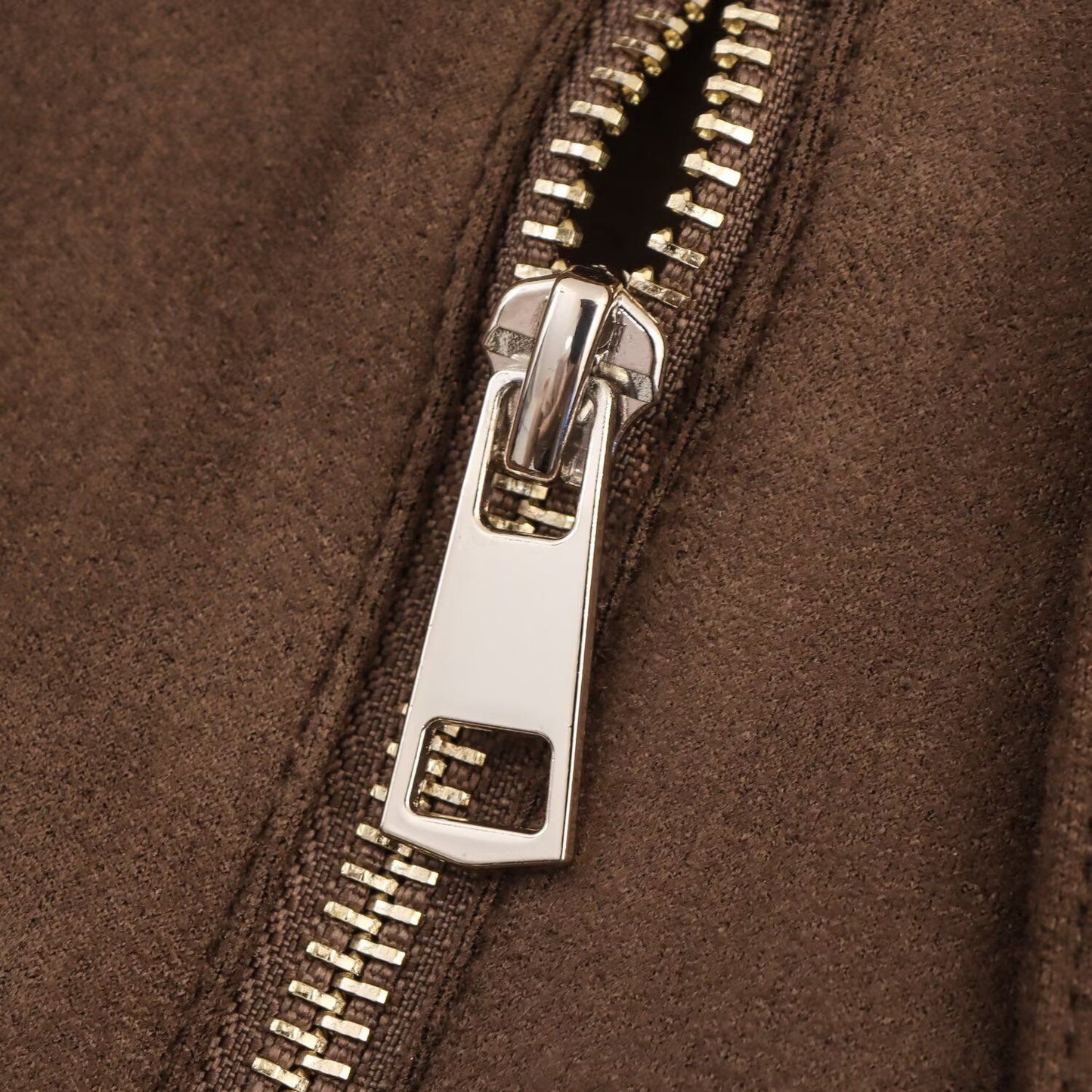 Women's Classy Suede Texture Hood Bomber Coats