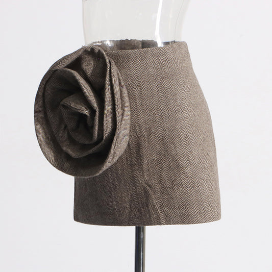 Women's Waist A- Line Unique Design Stitching Skirts