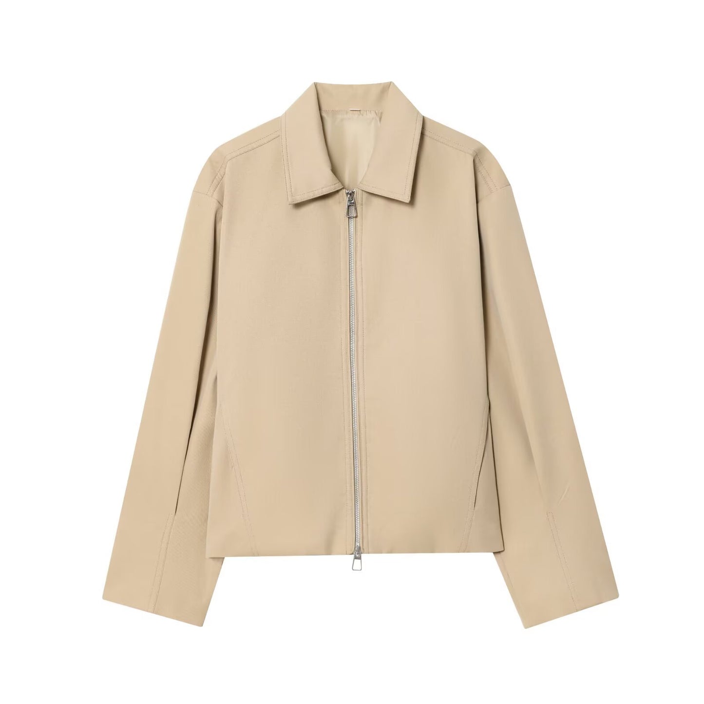 Women's Autumn Street Fashion Polo Collar Bomber Jackets