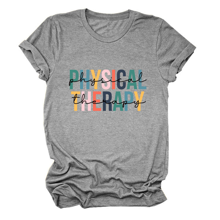 Women's Fashion Short-sleeved Comfortable Loose T-shirt Blouses