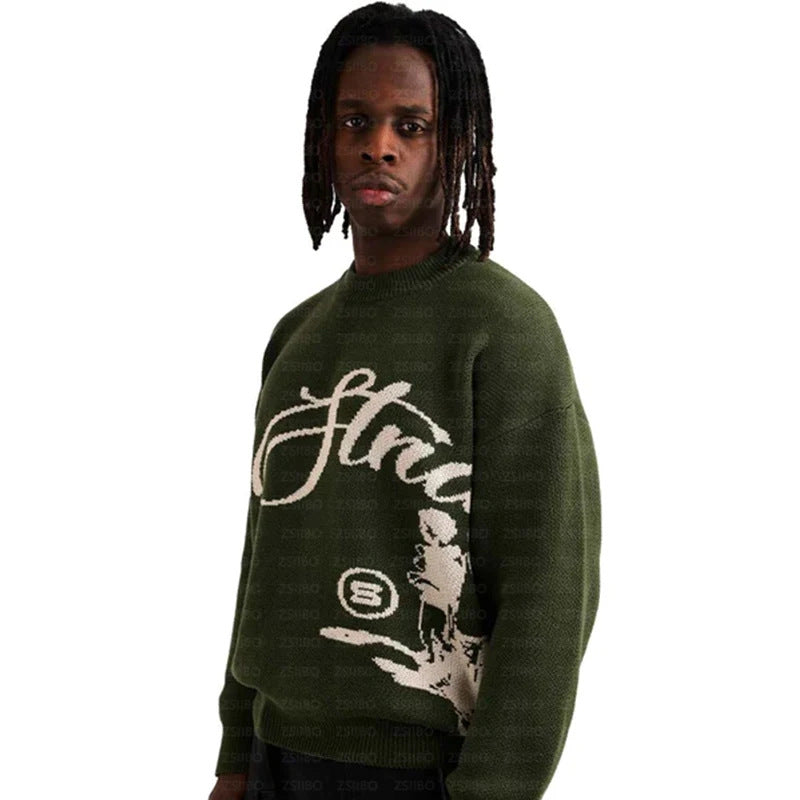 Women's & Men's & Trend American Print Hip Hop Sweaters