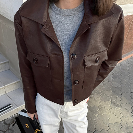 Women's Collar Long Sleeve Slim Fit Slimming Jackets