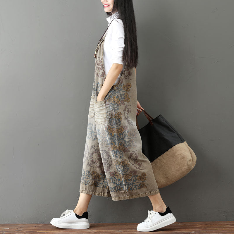 Women's Washed Casual Mori Style Wide Leg Pants