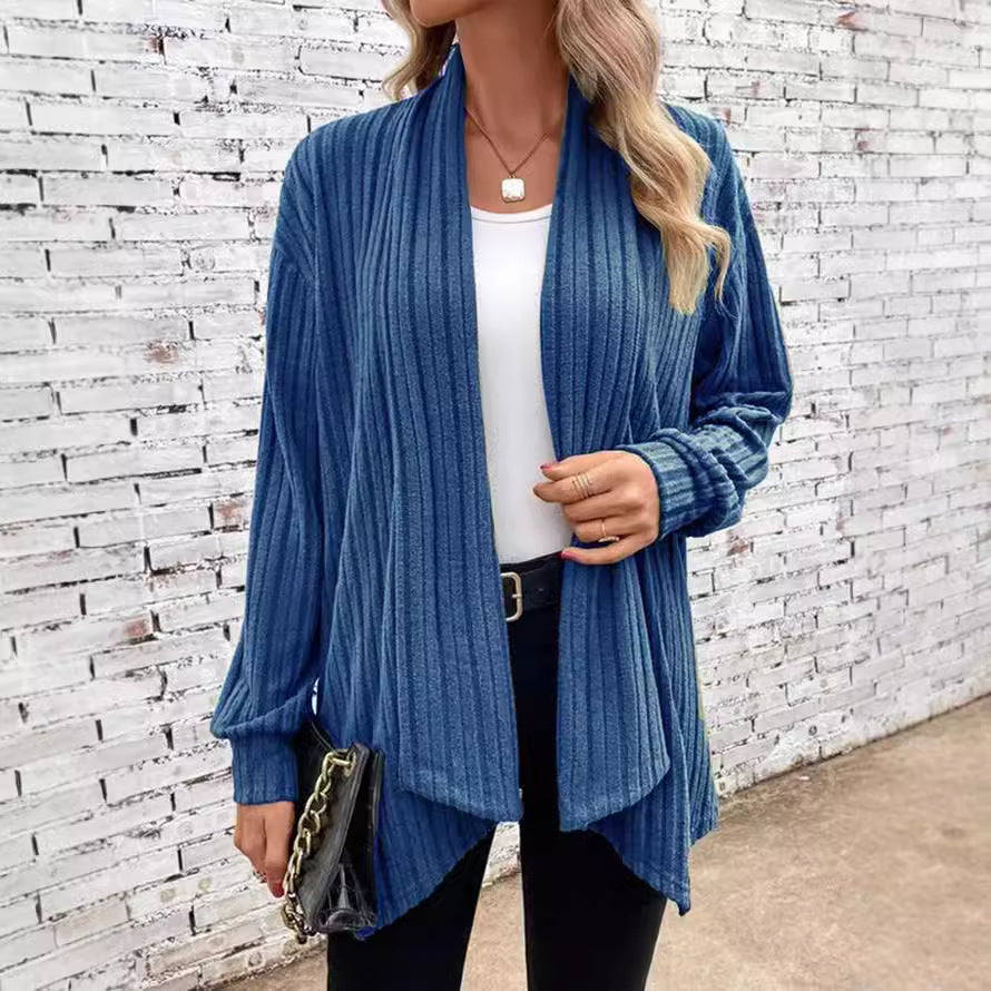 Women's Long Sleeve Solid Color Loose Jackets