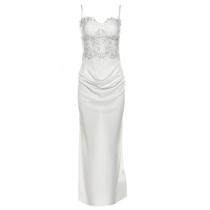 Women's Color Slim Fit High Waist Fashion Dresses