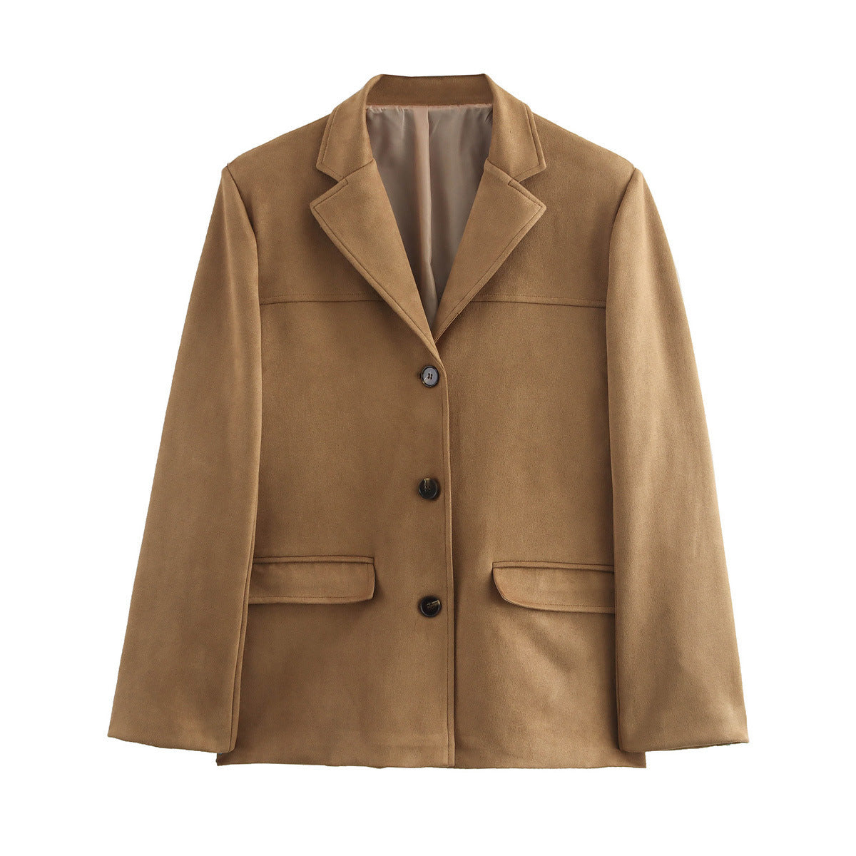 Women's Comfortable Classic Street Fashion Single-breasted Blazers