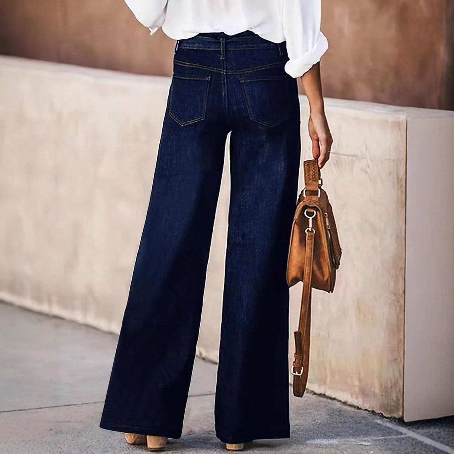 American Hot Retro Wide Leg Autumn Jeans