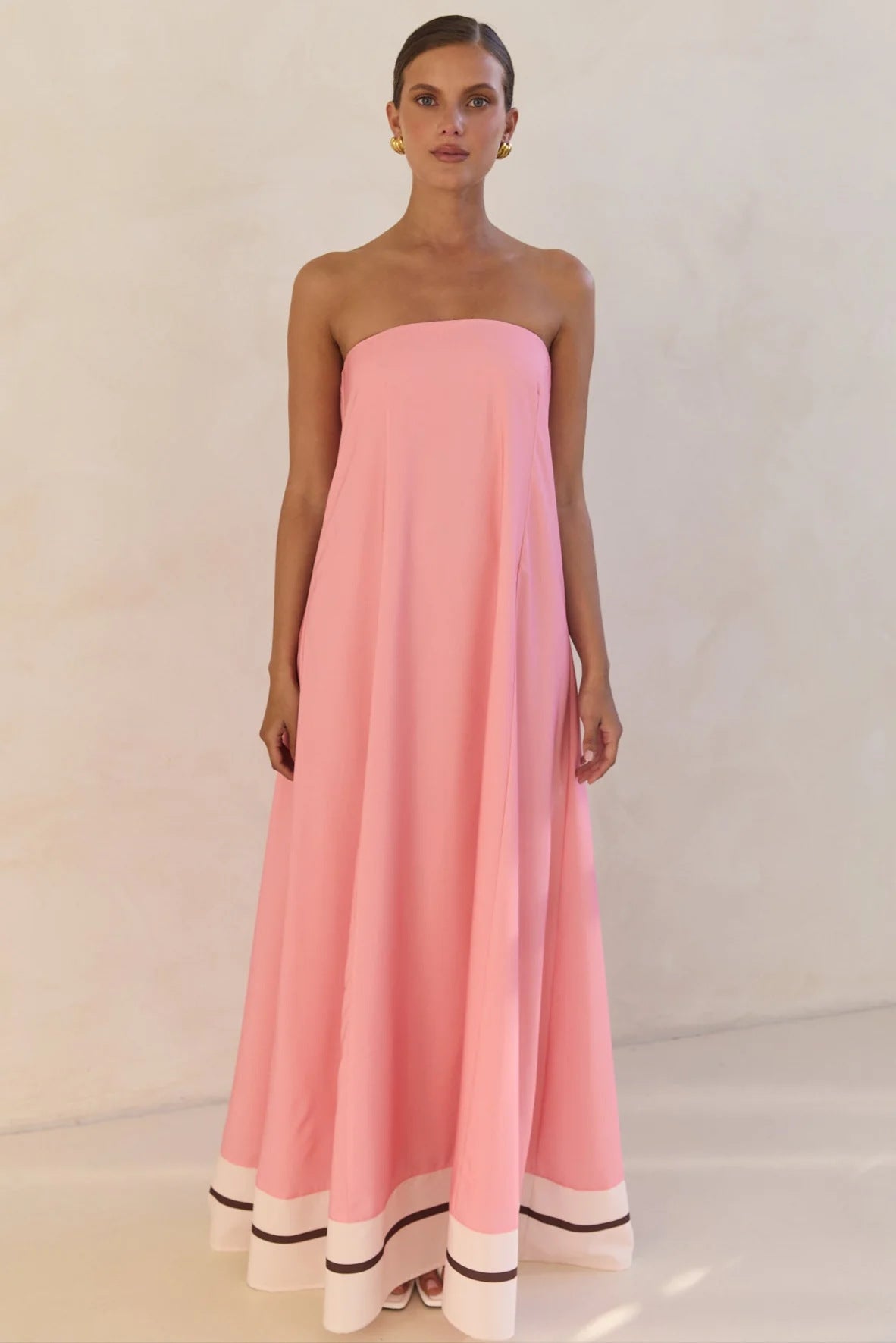 Women's Summer Dress Sexy Bandeau Printed Dresses