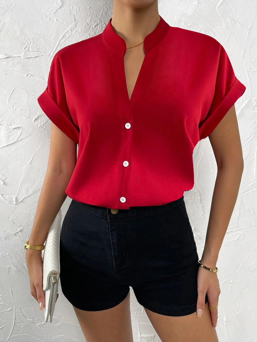Women's Beautiful Popular Summer Simple Shirt Blouses
