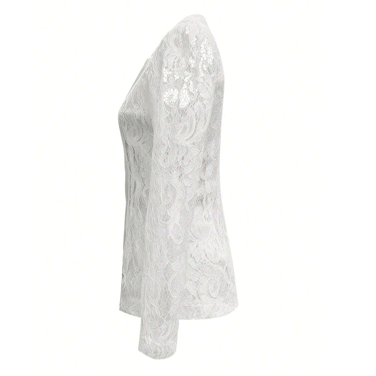 Stitching Petals Elegant Slim With Lining Blazers