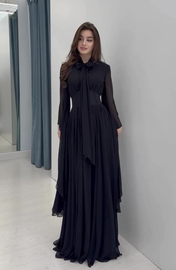 Autumn Sweet Elegant Graceful Long Sleeve Dresses