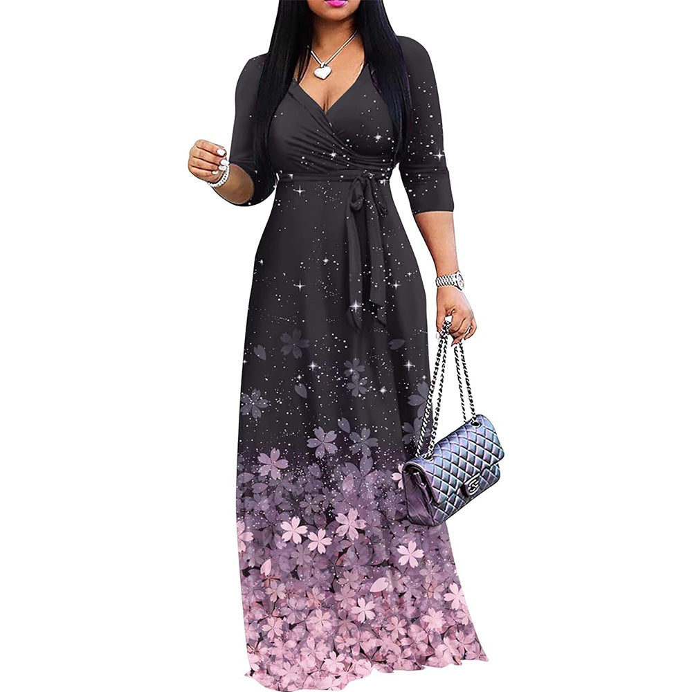 Long Dress Casual Sexy Large Swing Dresses