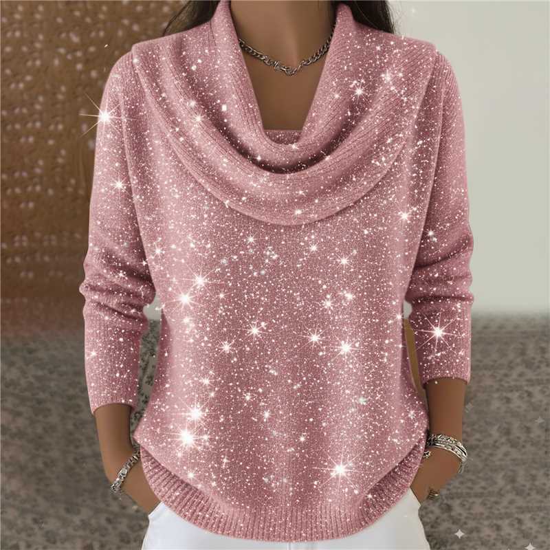 Creative Fashion Women's Solid Color Long-sleeved Women's Sweater